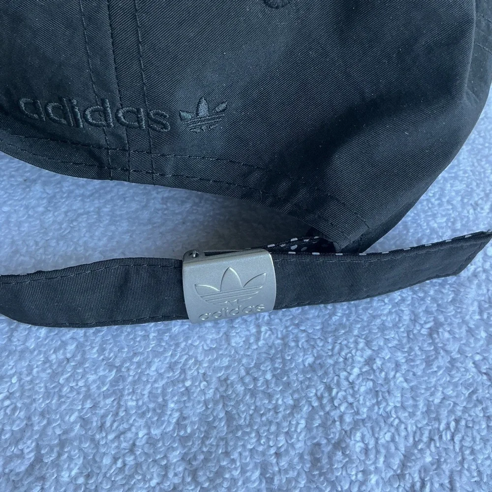 Adidas Classic Black Cap with White Logo